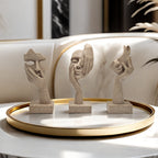 Lureto Sandstone Mask Sculpture